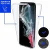 360 Fullkroppsfodral för Samsung S22 S23 S24 Ultra 5G Double Side Silicone TPU Transparent Coque Sumsung S 22 22 24 Plus S23+ S24+