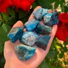 50g/zak Natuurlijk kristalblauw Apatiet Ruwe steen RAW Gemstone Mineral Specimen Onregelmatige Crystal Reiki Healing Stone