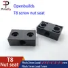 3D Printer T8 Screw Nut Seat Openbuilds Type Anti-Backlash Block 8mm Pitch 2mm Lead 2/4/8/10/12/14/16MM Pitch 1MM Lead 1MM