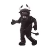 Mascotte costumi in schiuma fumetti neri cartone animato peluche abito di fantasia natalizi costume mascotte di Halloween