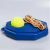 Tennis Trainer Partner Sparring Device Heavy Duty Tennis Training Aids Tool With Elastic Rope Ball Practice Self-Tuty Rebound