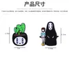 Tecknad japanska anime karaktärer Film och TV -brosch Faceless Man Childhood Alloy Badge Cartoon Accessories