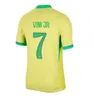 Бразилия 24-25 Brasil Soccer Jerseys Camiseta de Futbol Neymar Jr Paqueta Raphinh