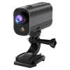 Caméra 5k HD Recording Action Camera Bike Motorcycle Caket Camera Mini Action Camera avec éclairage WiFi Synchronisation