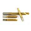 XCAN 4pcs Damaged Screw Extractor with Hole Saw Drill Set Broken Bolt Stud Stripped Screw Remover Tool Metal Drill Bit