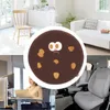 Kissen Memory Foam Cartoon Cookie Tisch Nicht rutschfropfer Stuhl sitzend nicht müde, um die Lendenwirbelsäule zu reduzieren