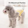 Pet Sanitary Pad Super absorvente feminino cão menstrual almofada feminina cão feminina fisiológica de calça de paveira à prova de vazamentos fraldas fraldas de animais de estimação descartáveis