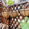 40cm Plastik Saksılar İçin Fiber Yedek Astar Orkide saksılar Balkon Dikim Hindistan cevizi Palmiye Duvarı Asma Sak Tenceresi