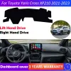 För Toyota Yaris Cross XP210 2021 2022 2023 Anti-Slip Mat Dashboard Cover Pad Sunshade DashMat biltillbehör