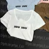 Vrouwen met korte mouwen t -shirt gestreepte luxe desinger ronde nek shirt casual dagelijkse bodemtops