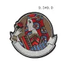 Spela kortkaraktär Badge Embroidery Patch Poker Dice Applique King David Alexander Caesar Charlemagne Sticker Skull Gambling