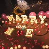 Decorative Letters Alphabet Letter LED Lights Luminous Number Lamp Night Light Name DIY Wedding Party Baby Bedroom Decoration