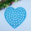 T-N Big Heart Hollow verdicken Vlies-Filz-DIY-Paket warme Familienkorridor-Umwelt Layout Wand Hanging Arbeit Home Ornament