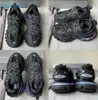 Kvinnor Mens Designer Casual Shoe Track LED Sneaker Light Grey Blue Gomma Leather Black Pink Trainer Nylon Printed Platform For Men 3 3.0 Trainers Shoes 43667