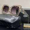 Дизайнерские солнцезащитные очки роскошные каналы Sunglass Square рамы очков мужчины женщины Goggle на открытые водитель