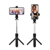 Stick Selfie Bluetooth sans fil mini-trépied pliable avec télécommande de déclencheur léger pour remplir pour iOS AndroidBluetooth Selfie Stick pour iPhone