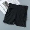 Kvinnors trosor Kvinnliga spetsar Sömlös säkerhet Korta byxor Bulift Korean Hög midja Platta Belly Shorts Briefs Underkläder