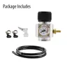 CO2 Mini Gas Charger 0-90 PSI Gauge for Soda Water Beer Kegerator Beer Homebrew Home Brew CO2 Regulator Charger Kit