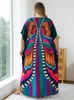 Summer Plus Size Causal Batwing Sleeve Kaftan Maxi Dress for Women Outfit Evening Moo Dresses Q1342 240410