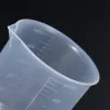 50/150/250/500 ml di misurazione liquida in plastica in plastica trasparente di gioielli fai -da -te fatti a mano per la tazza di resina epossidica strumento di stampo silicone