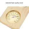 Sauna thermometer 2 in 1 houten sauna hygrothermograph indoor Celsius thermometer hygrometer voor hotel- of saunaruimte