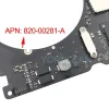 Carte mère originale A1707 Carte mère pour MacBook Pro Retina 15 "A1707 Board logique CPU I7 256 Go 512GB 82000281A 82000928A 2016 2017