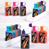 Genvana 8 Assorted Gekleurde droge wising whiteboard popmarkers die whitebord navulbare markers wissen 5 mm 12 mm beitel tip lage geur