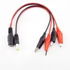 DC Male/Female Jack Connector Alligator Clips Crocodile Wire 12V Power Cable To 2 Alligator Clip Connected Voltage 5.5*2.1mm