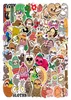 50pcs Lot Ganz Kawaii Sloths Aufkleber süße Cartoon -Aufkleber Kühlschrank Gitarre Skateboard Laptop Notebook Motorrad Gepäck Graffit7267529