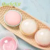 Round Mooncake Tray Disposable Egg Yolk Crisp Cake Party Favor Baking Dessert Transparent Packaging Cake Box Wedding Baby Shower