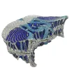 Boutique de fgg (en stock) Femmes Swan Clutch Crystal Sags Sacs de mariage Dîner Mestiles pour femmes et sac à main Minaudere