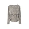 Mivmiv Women Women Womens Sweaters Designer Fashion Diamond Knitwear Слим с длинными рукавами