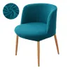 Grain Fleece Short Back Round Bottom Size Wing Bakc King Back Chair Covers Seat Covers For Hotel And Home Party Banquet