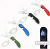 4 su 1 Tavolo da tavolo da esterno Forkspoonknifebottle Apri campeggio in acciaio inossidabile Kit tascabile per la sopravvivenza escursionistica travel8617354