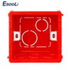 EsooLi Adjustable Mounting Box Light Touch Switch Internal Cassette 86mm*85mm*50mm For 86 Type Touch Switch and Socket