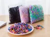 1000 pezzi colorati piccoli elastico corda per capelli corda per bambini elastico porta borsetto di borsetto per uffici scolastici