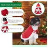 Dog Apparel Pet Christmas Costume Cloak Breathable Cape Outfits For Puppy Pets Small