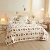 Blankets New autumn and winter thickened multifunctional double-sided plush blanket student dormitory milk plush blanket