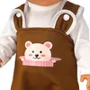 17-18-calowe ubrania dla lalki dla dzieci słodkie stroje 3pcs na 43 cm zabawki Reborn Doll Ubrania noworodka Baby Rompers Doll Akcesoria