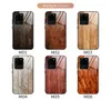 Études à grains en bois de verre trempé pour Samsung A21 A21S Note 20 Pro A10 A81 A91 A51 A71 S20 Ultra A20s Bling Protective TPU Téléphone COV4290755