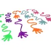 10pcs nouveauté en vinyle Hands collants pour les enfants Glittery Fun Color Designs Party Favors Birthday Toys Toys for Sensory Kids Cadeaux