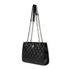 Bolsa feminina, bolsa de ombro de grade de diamante, bolsa de crossbody, bolsa de cabeça de águia, bolsa de cume