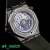 Grestest AP Wristwatch Royal Oak Offshore 15720st Avocado Green Plate Green Face Gold Pointer 42mm Gauge Set