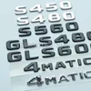 2017 Letters S450 S480 S500 S560 S580 S600 S680 ABS Emblem dla Maybach S W222 W223 Po stronie samochodu tylna platforma znamionowa Logo Stope