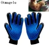 Silicone Pet Dog Cat Gants Gants Pet Cat Massage Glove Glove Brusque Brousse de douche