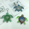 DIY Turtle Shape Keychain Silicone Epoxy Mold Diy Ornaments hängsmycken Crafting Mold For Valentine Love Gift