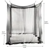 4 Corner Post Mosquito Net Canopy Bed Curtains for Full Queen King Size Bed Anti Mosquito Netting for Patio Indoor Outdoor