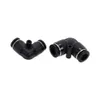 5-stks zwarte hoogwaardige pneumatische fittingen buisverbinding snel 90 graden plastic bend PV-04 06 08 10 12 connector