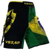 VSZAPメンズブラジルボクシングショーツ印刷MMAショーツファイトグラップリングショートポリエステルキックジェルタイボクシングショーツMMAボックス
