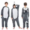 Animali adulti Unicorn Stitch Onesie Pigina Kigurumi Donne uomini Anime Pijamas Abbigliamento per il sonno in flanella per ragazzi Stupido pigiama inverno inverno.